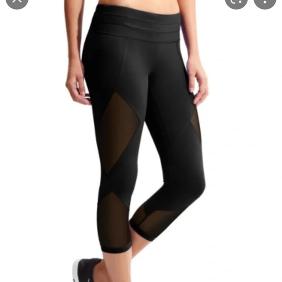 Athleta Capri Aura Sonar Mesh Capris X2 - Picture 3 of 6